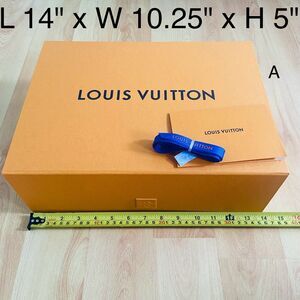 LV Louis Vuitton Gift Box {EMPTY BOX} (L 14" x W 10.25" x H 5") [A]